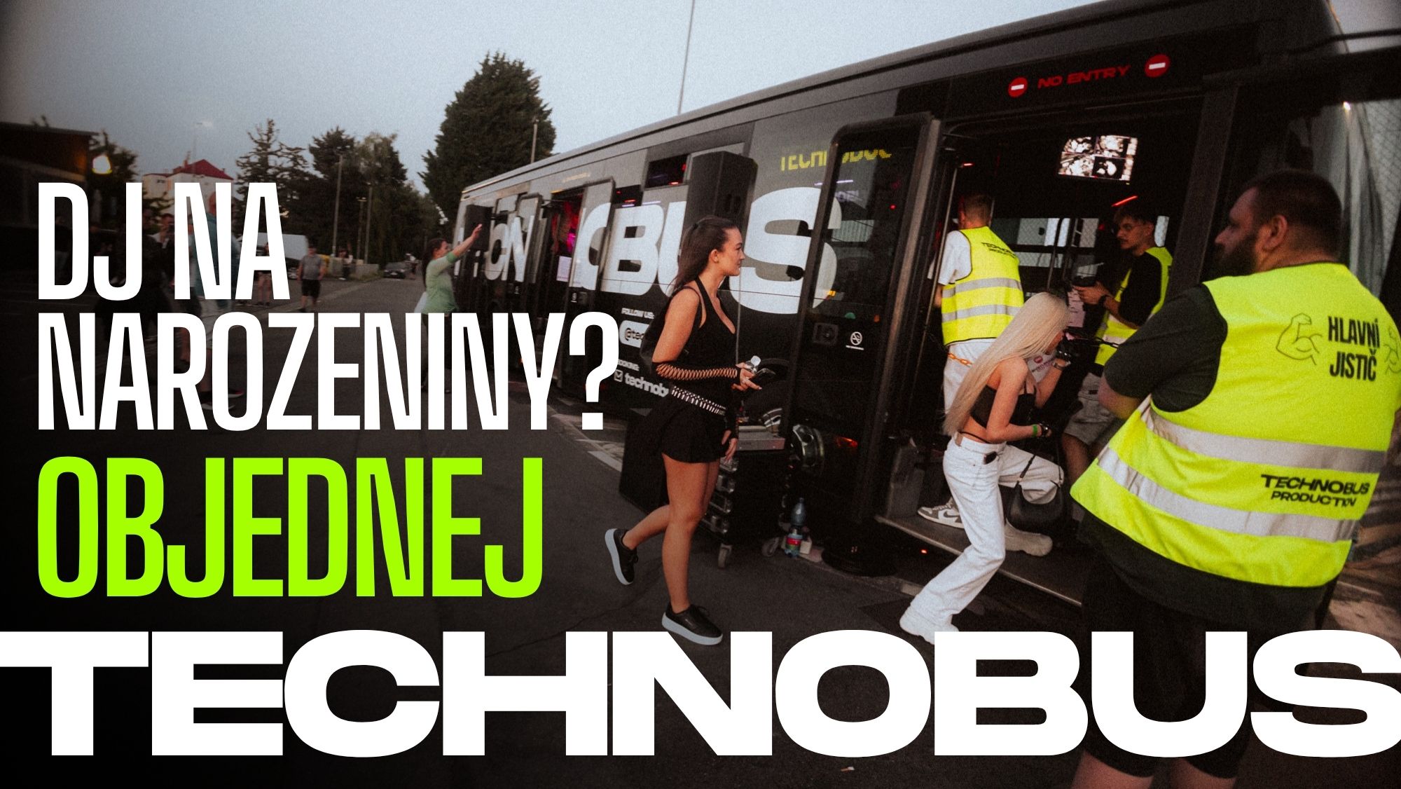 DJ na narozeninovou oslavu? Objednejte TECHNOBUS a udělejte z oslavy zážitek